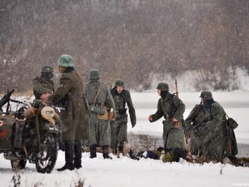 Реконструкция боёв за Елец