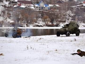 Реконструкция боёв за Елец